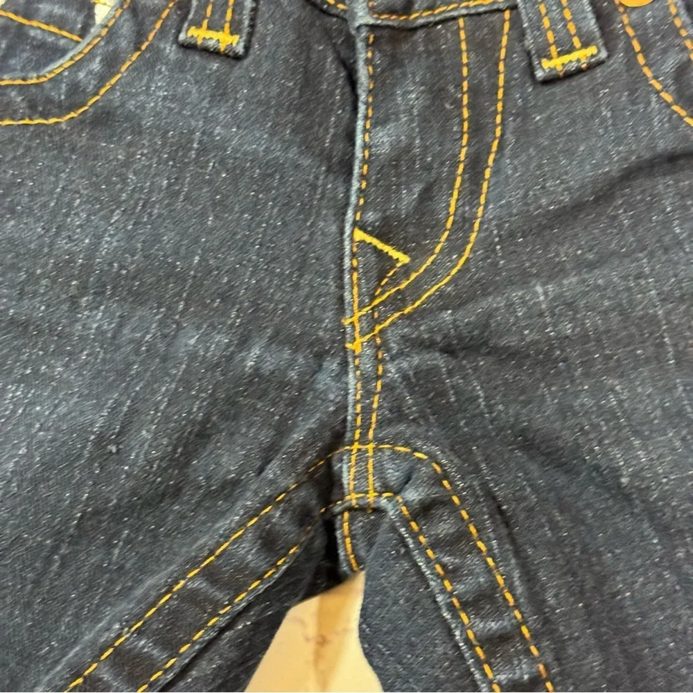 TRUE RELIGION BRAND JEANS “JOEY” boot cut flare Women's Blue Denim Pants 27 EUC - Picture 10 of 15